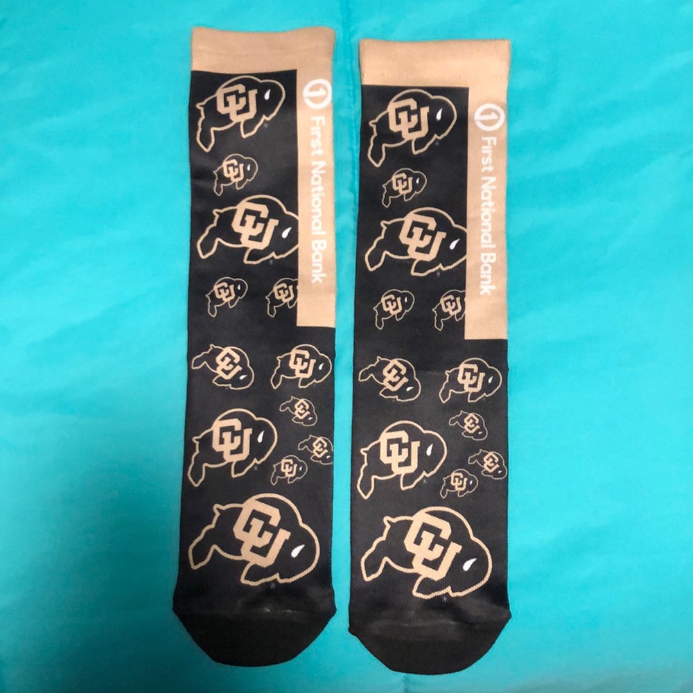 CU buffaloes mid calve socks